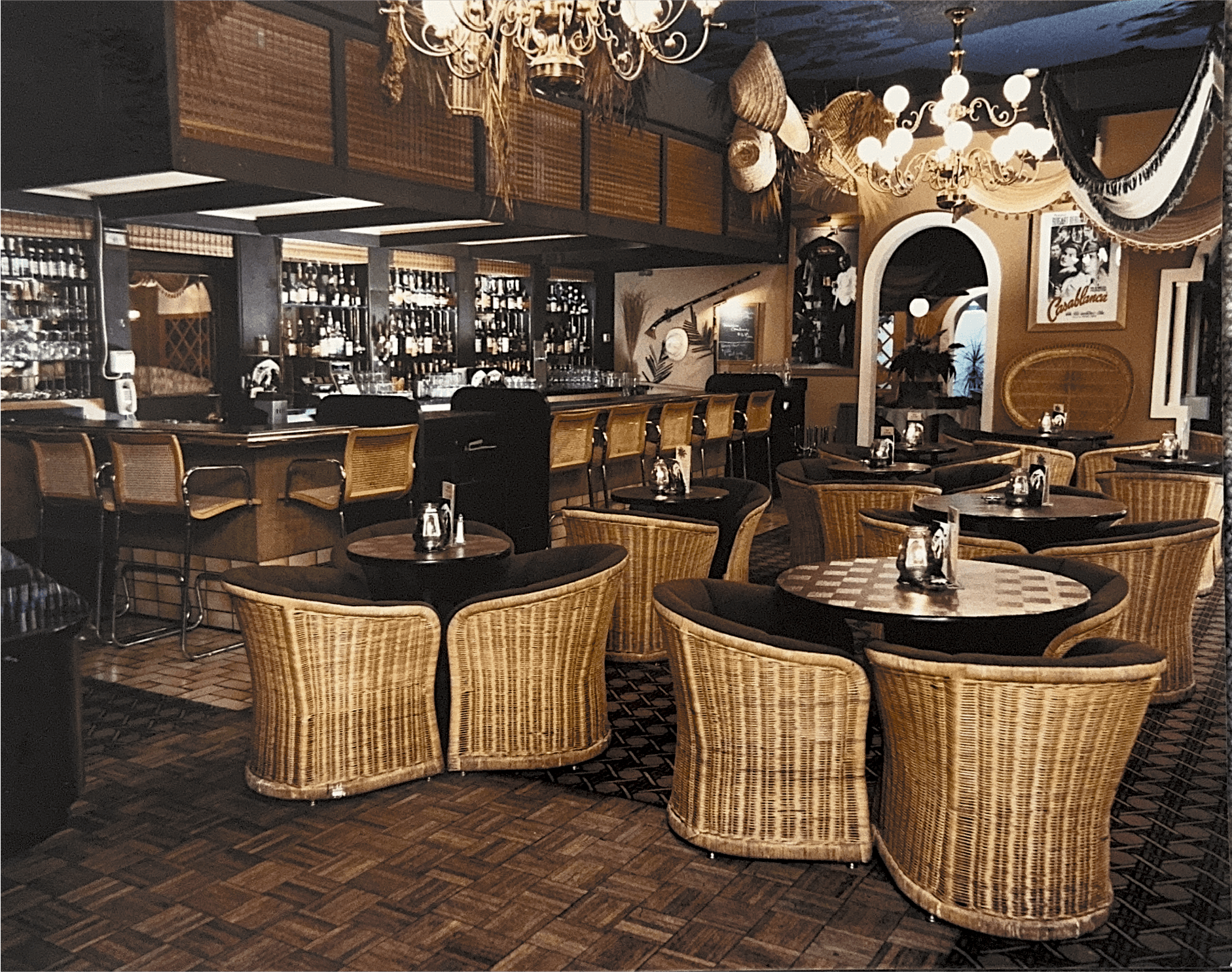 1970s Play It Again Sam's interior